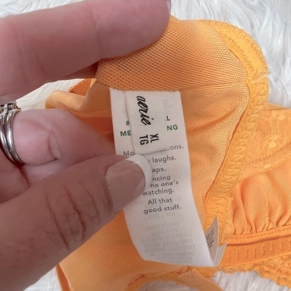 Aerie set of 2 Lacey Bralettes in OrangeSize XL - Picture 6 of 9